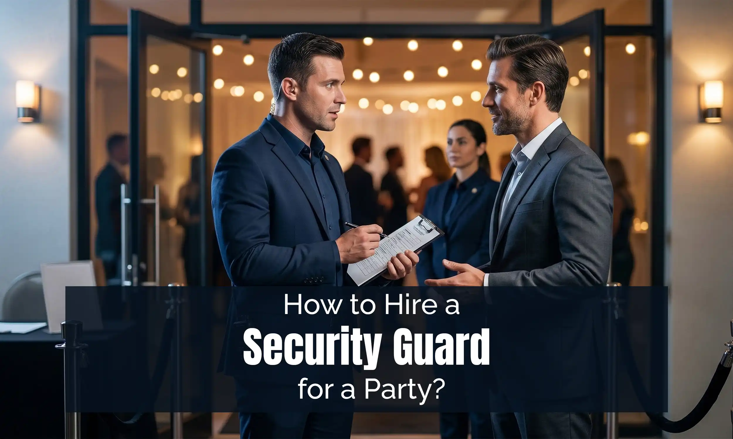 How to Hire Security for an Event