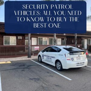 Security Patrol Vehicles