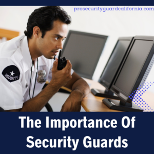 The Importance Of Security Guards