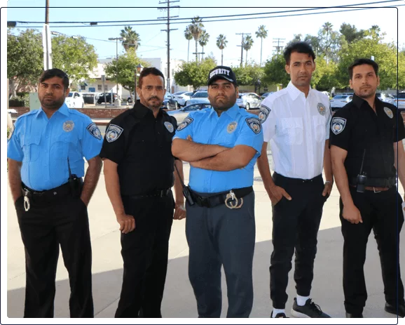 uniformed security guards