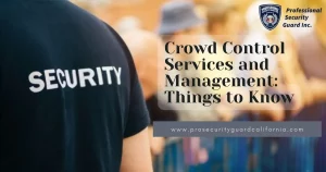 Crowd Control Services