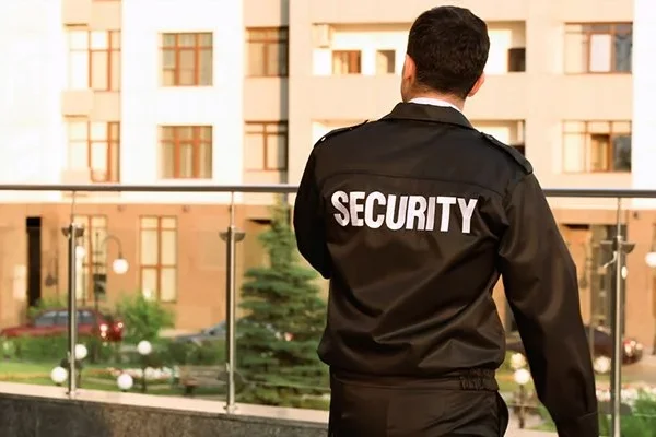 Security Guard at Work