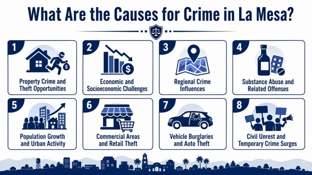 What Are the Causes of Crime in La Mesa